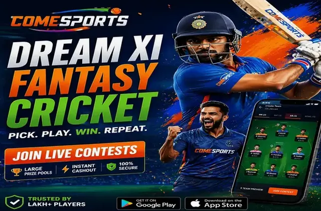 Come (Come App) fantasy cricket & matchday visual 1